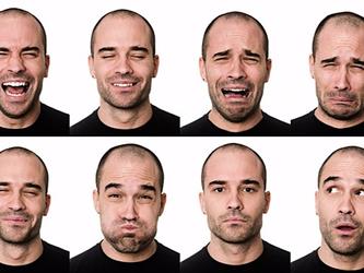 Facial expressions crop